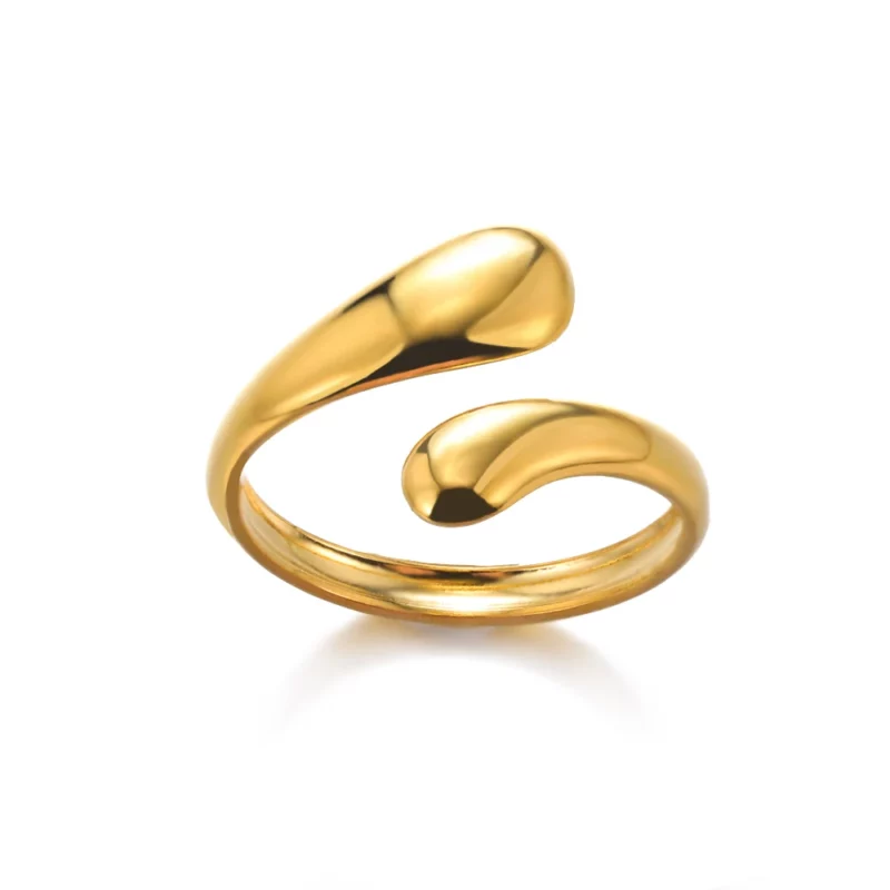 316L Stainless Steel Rings for Women Gold Color Never Fade Luxury Classic rings wedding couple rings Jewelry Free Shipping - Image 49