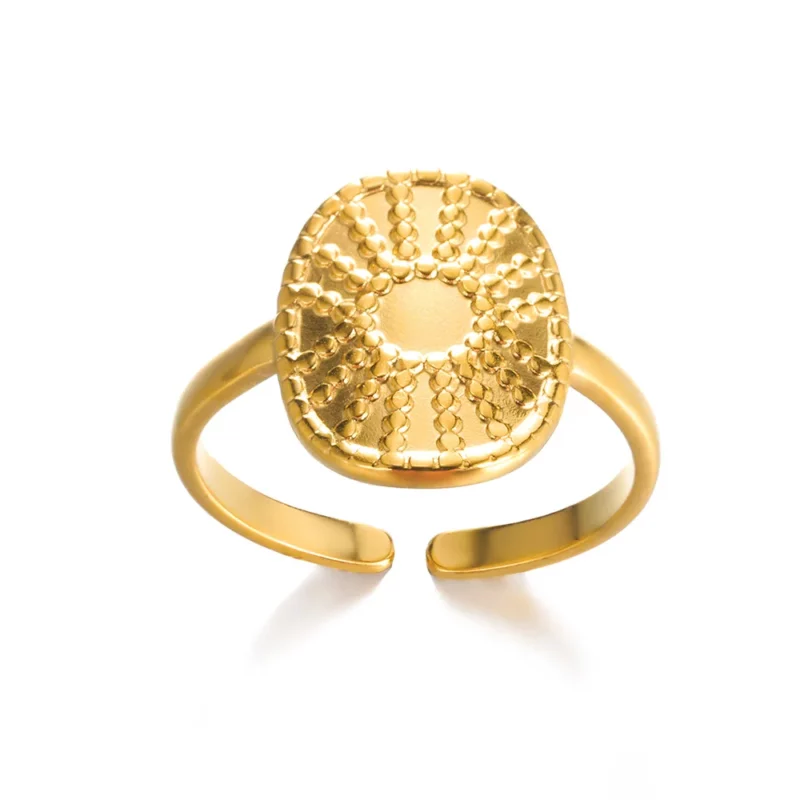 316L Stainless Steel Rings for Women Gold Color Never Fade Luxury Classic rings wedding couple rings Jewelry Free Shipping - Image 44