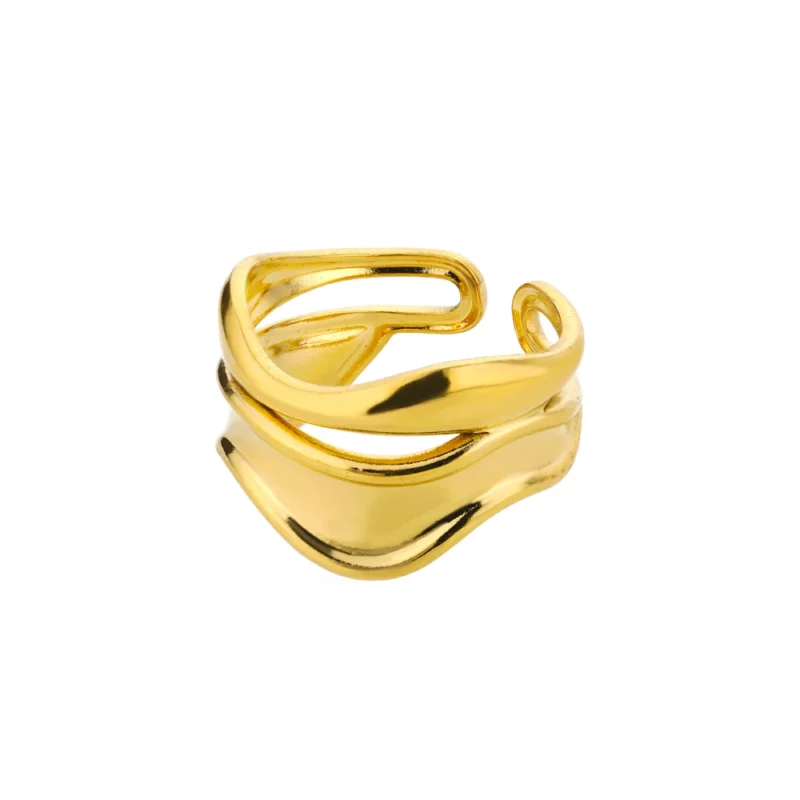 316L Stainless Steel Rings for Women Gold Color Never Fade Luxury Classic rings wedding couple rings Jewelry Free Shipping - Image 25
