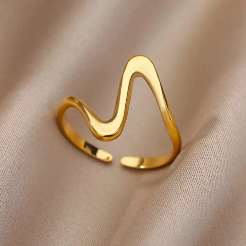 316L Stainless Steel Rings for Women Gold Color Never Fade Luxury Classic rings wedding couple rings Jewelry Free Shipping - Image 27