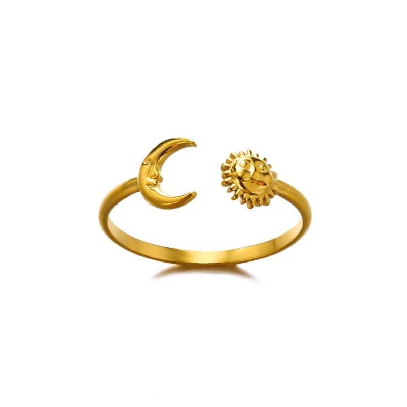 316L Stainless Steel Rings for Women Gold Color Never Fade Luxury Classic rings wedding couple rings Jewelry Free Shipping - Image 48