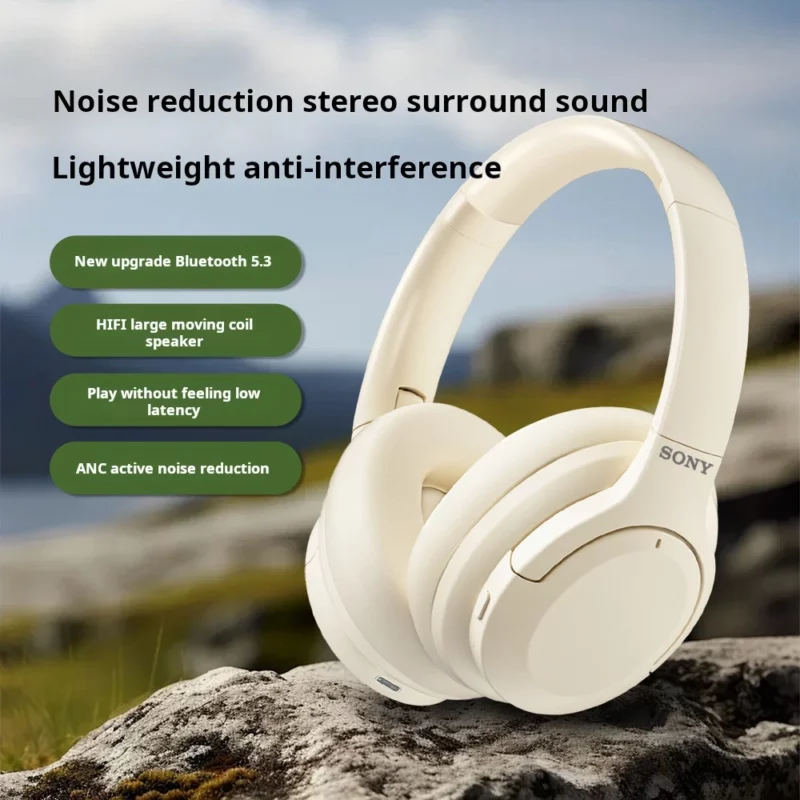 SONY D2-ANC Wireless Headphones Bluetooth 5.3 Earphones Foldable Gaming Headset Sport Headphone with Mic Music Earbuds Original - Image 6