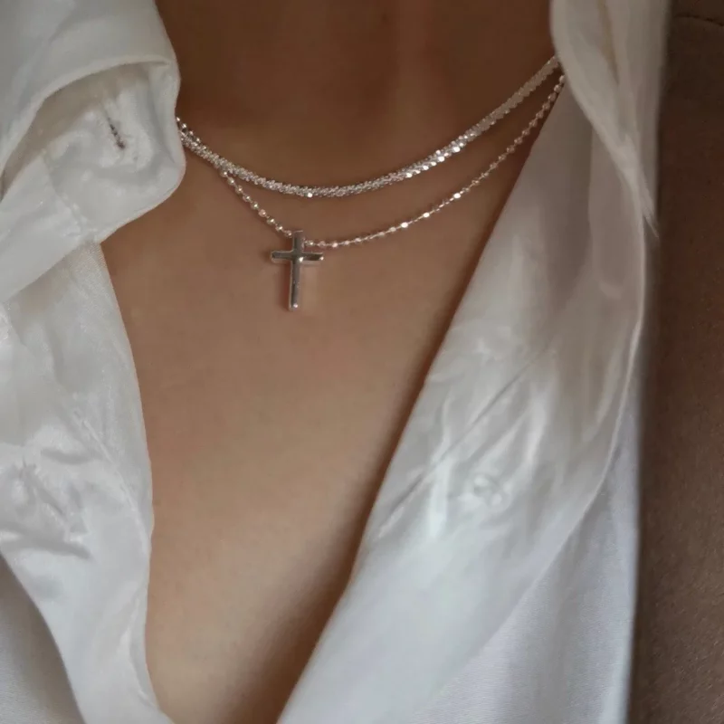 Silver Color Sparkling Necklace For Women Trendy Clavicle Chain Choker Girls Korean Wedding Party Jewelry Accessories - Image 12